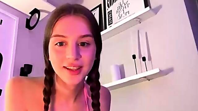 Small tits shemale gets banged in bed