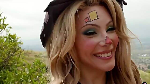 Farm Owner Tag Teamed In A Threesome By Two Sexy Shemales