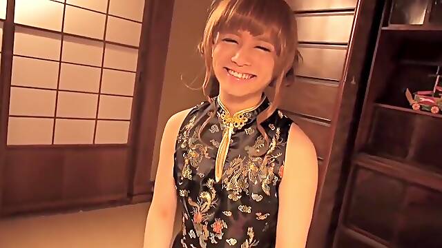 Exotic Japanese hooker In concupiscent small love mangos, nylons JAV Scene