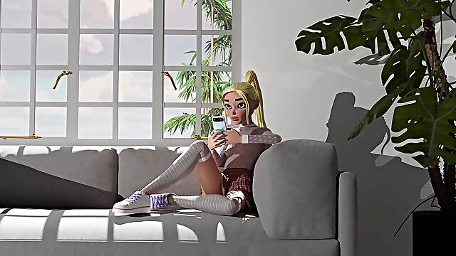 CG Anime Soft Fantasy Schoolgirl Scene - teaser