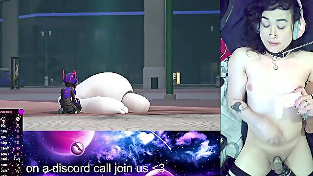 Realm hearts three Cute Trans Catgirl Gamer Succubus Streams Games During the time that Viewers Control her Sextoy