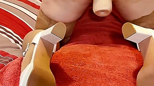 Anal disassembly with a sex-toy Fist