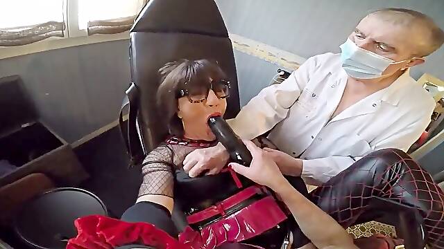 Lesbians transgender princesses gynecology exam