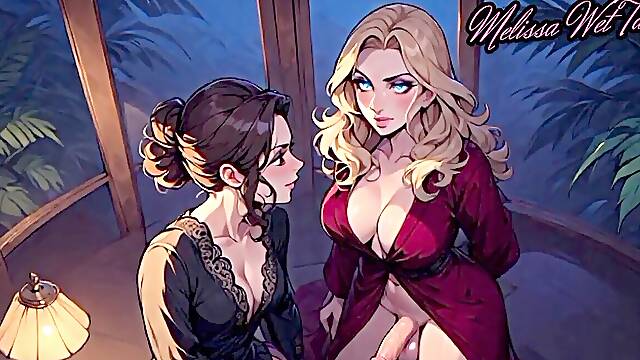 Ill make you gag on my giant futa weenie - female dom ROLEPLAY AI